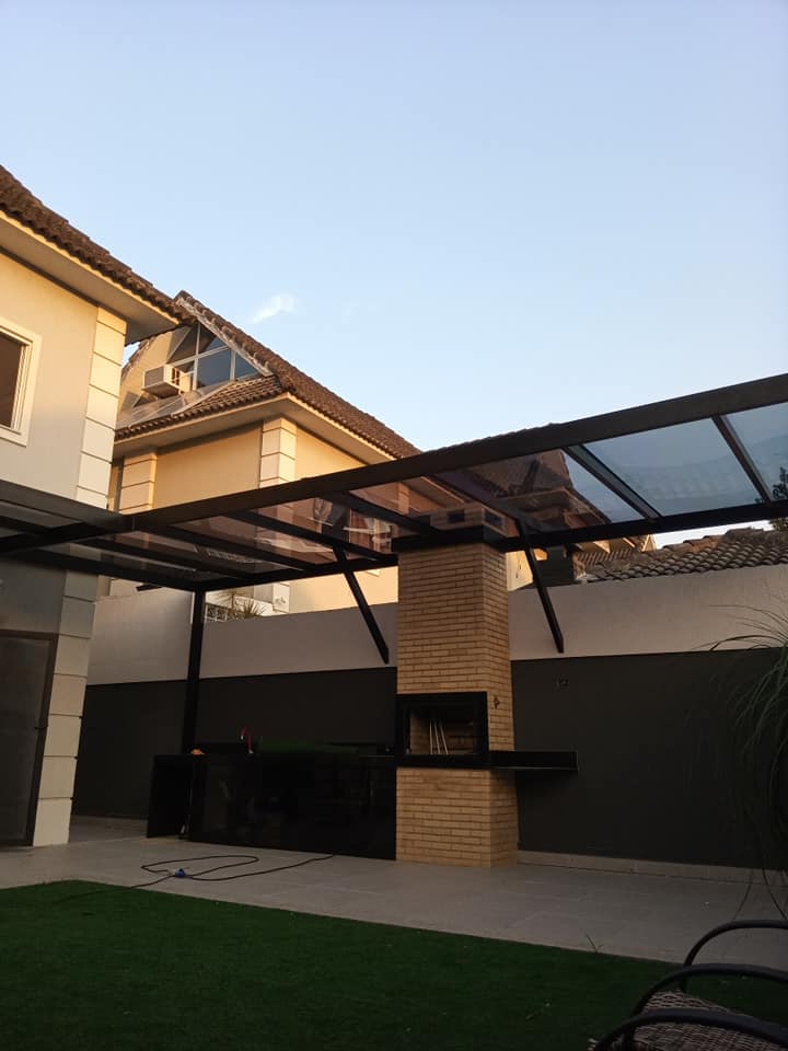 fabricação de portão automático policarbonato